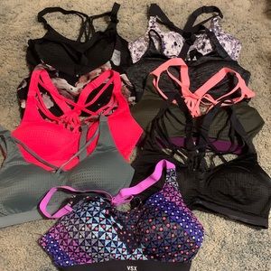 Nine Victoria’s Secret sport bra
